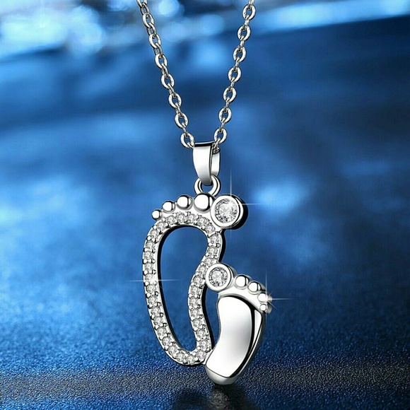 👣Footprint necklace - Picture 3 of 3